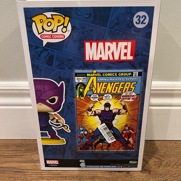 Funko Pop! Marvel comic book covers Hawkeye - Picture 3 of 5
